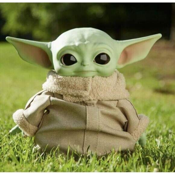 Star Wars Mandalorian The Child 11" Plush Baby Yoda Doll | Mattel NEW IN STOCK - Picture 2 of 6